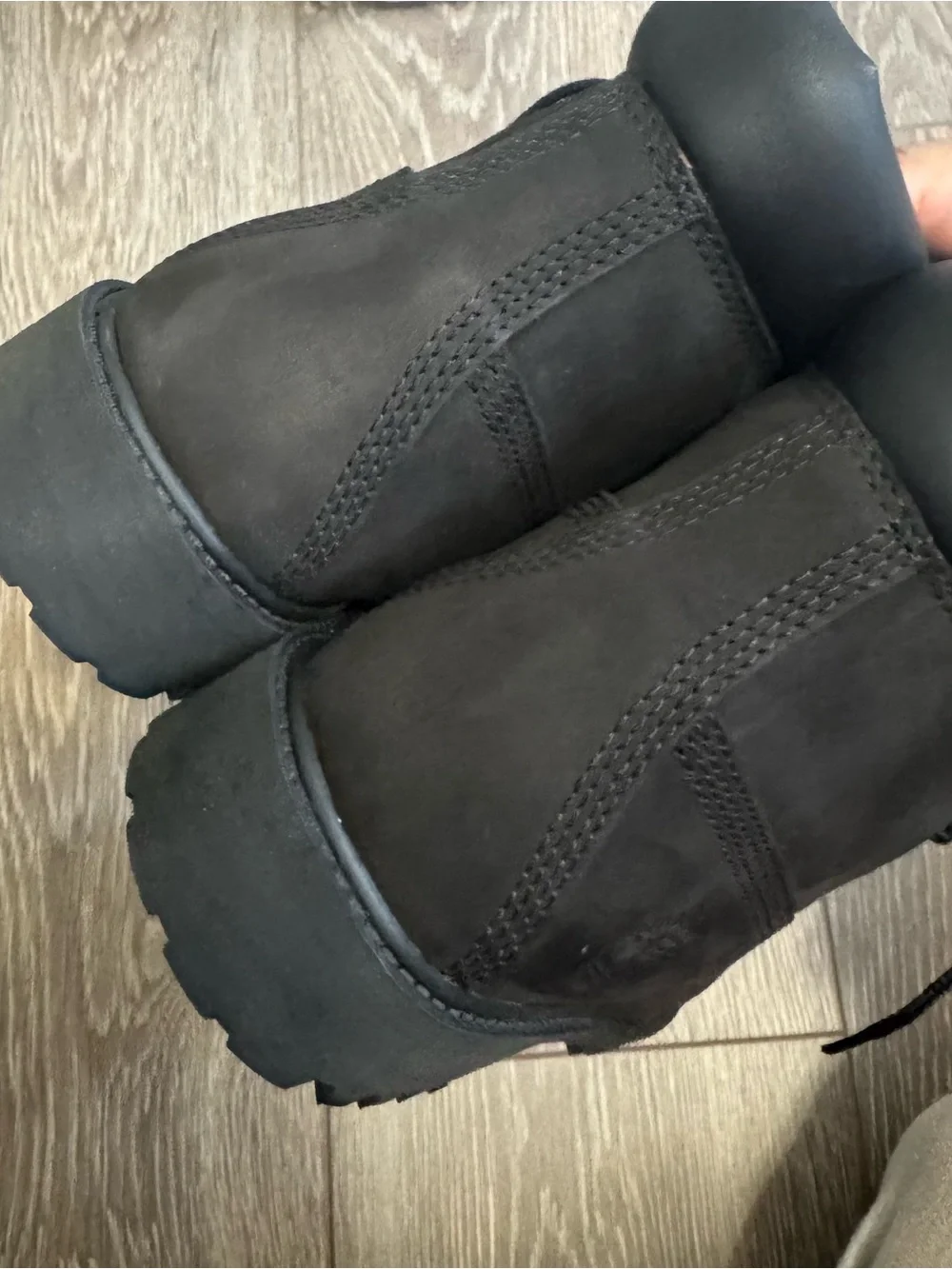 Timberland Black Nubuck Boots